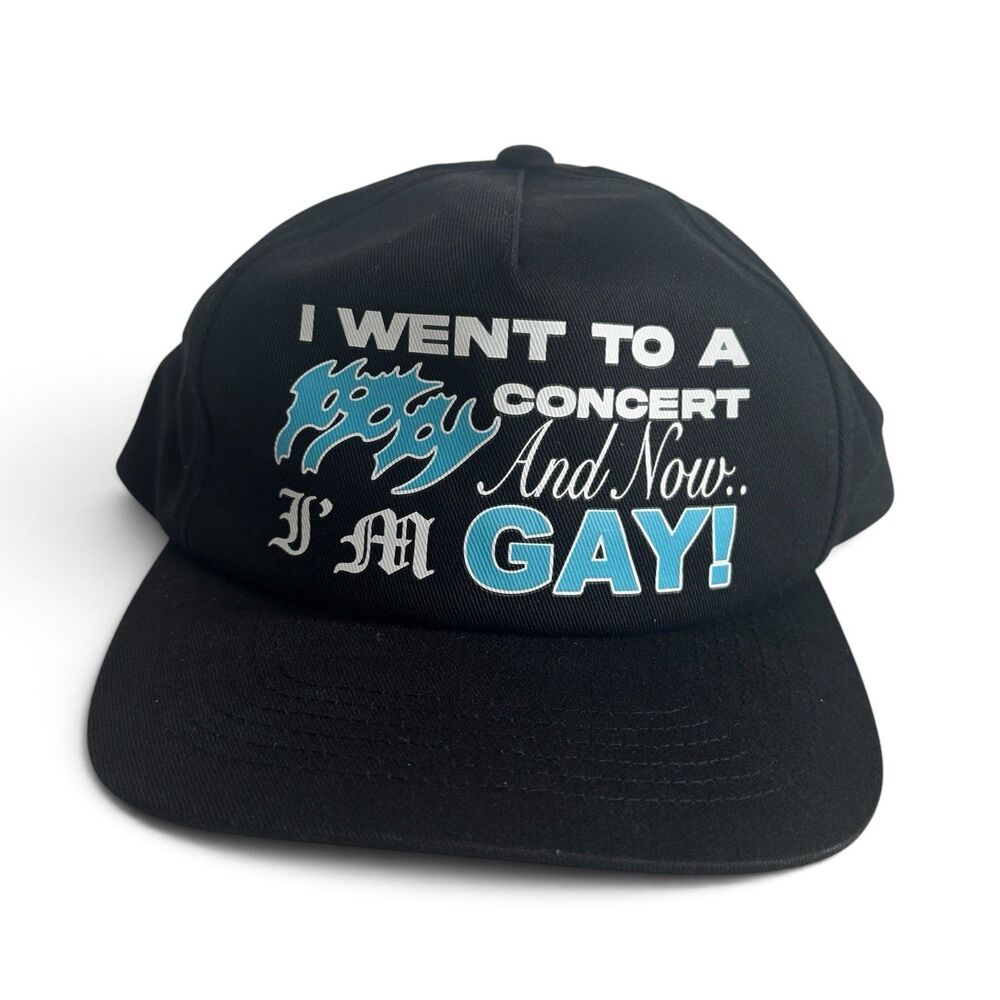 POPPY ‘I Went to a Concert and Now I’m GAY’ Official Merch Black Snapback Hat
